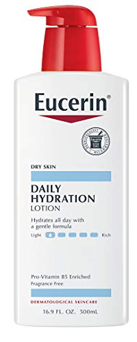 Eucerin Daily Hydration Lotion, Light-Weight Body Lotion for Dry Skin, 16.9 fl oz