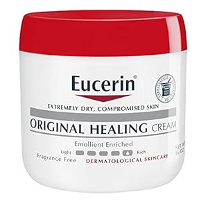 Eucerin Original Healing Cream, Fragrance Free, 16 Oz Jar