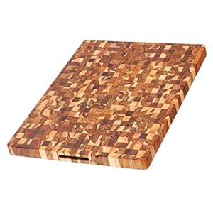 Teakhaus Butcher Block Cutting Board Extra Large End Grain Teak
