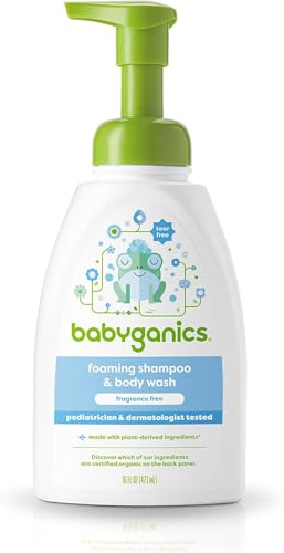 Babyganics Baby Shampoo + Body Wash, Fragrance Free, 16 oz