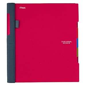 Five Star Advance Spiral Notebook, 3 Subject, College Ruled, 150 Sheets