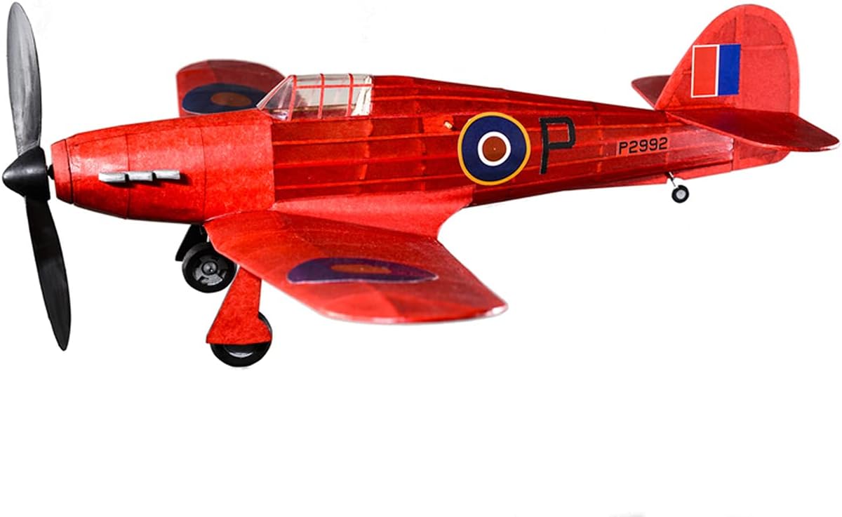 Hawker Hurricane Rubber Powered Balsa Wood Aircraft Kit by Vintage Model Co