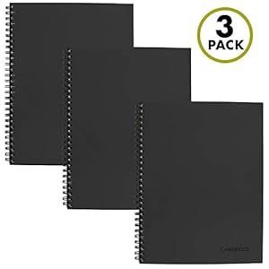 Mead Cambridge Limited Business Notebooks, Legal Ruled, 1 Subject, 3-Pack (73397)