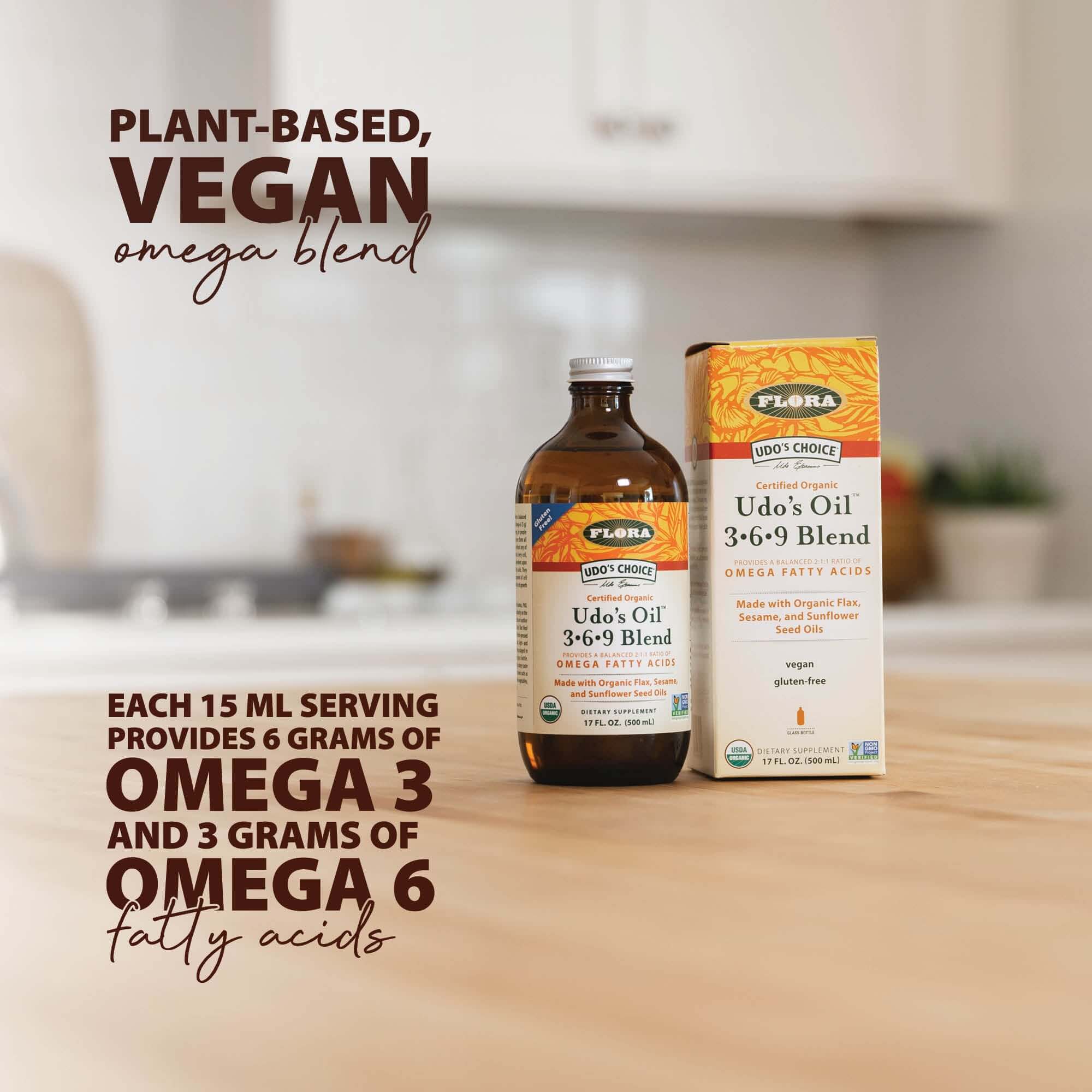 Flora Udo's Choice Omega 369 Oil Blend, 17 fl oz