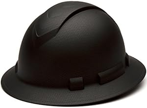 Pyramex Ridgeline Full Brim Hard Hat 4 Point Ratchet
