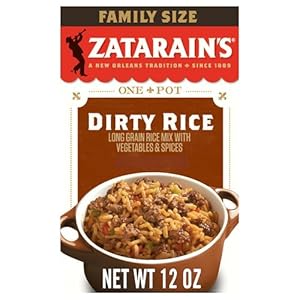 Zatarain's Rice Mix, Dirty Rice, Family Size, 12 oz