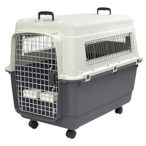 SportPet Designs IATA Airline Approved Plastic Dog Kennel, XXL