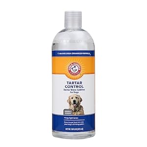 Arm & Hammer Clinical Care Dental Rinse for Adult Dogs, Odorless Flavorless Water Additive, 16 Fl Oz