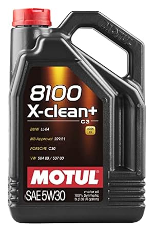 Motul 8100 X-Clean 5W-30 Full Synthetic Motor Oil, 5L