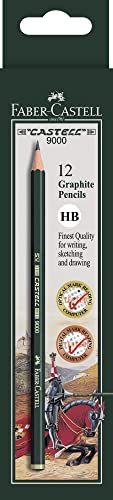 Faber-Castell Castell 9000 Art Graphite Pencils HB No. 2, 12 Pack