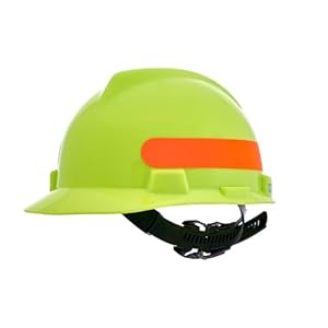 MSA 10102234 V-Gard Cap Style Safety Hard Hat With 1-Touch Suspension