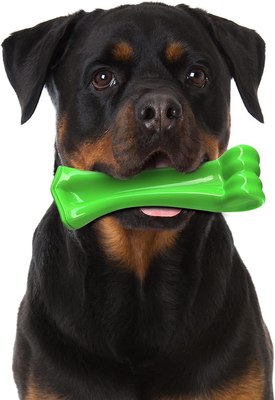 oneisall Durable Dog Chew Toys Bone Chew Toy for Aggressive Chewers— Indestructible Puppy Toys for Large Dogs