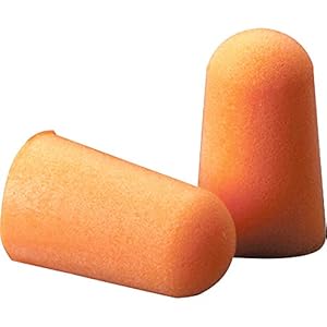 3M 1100 Uncorded Foam Earplugs, Orange
