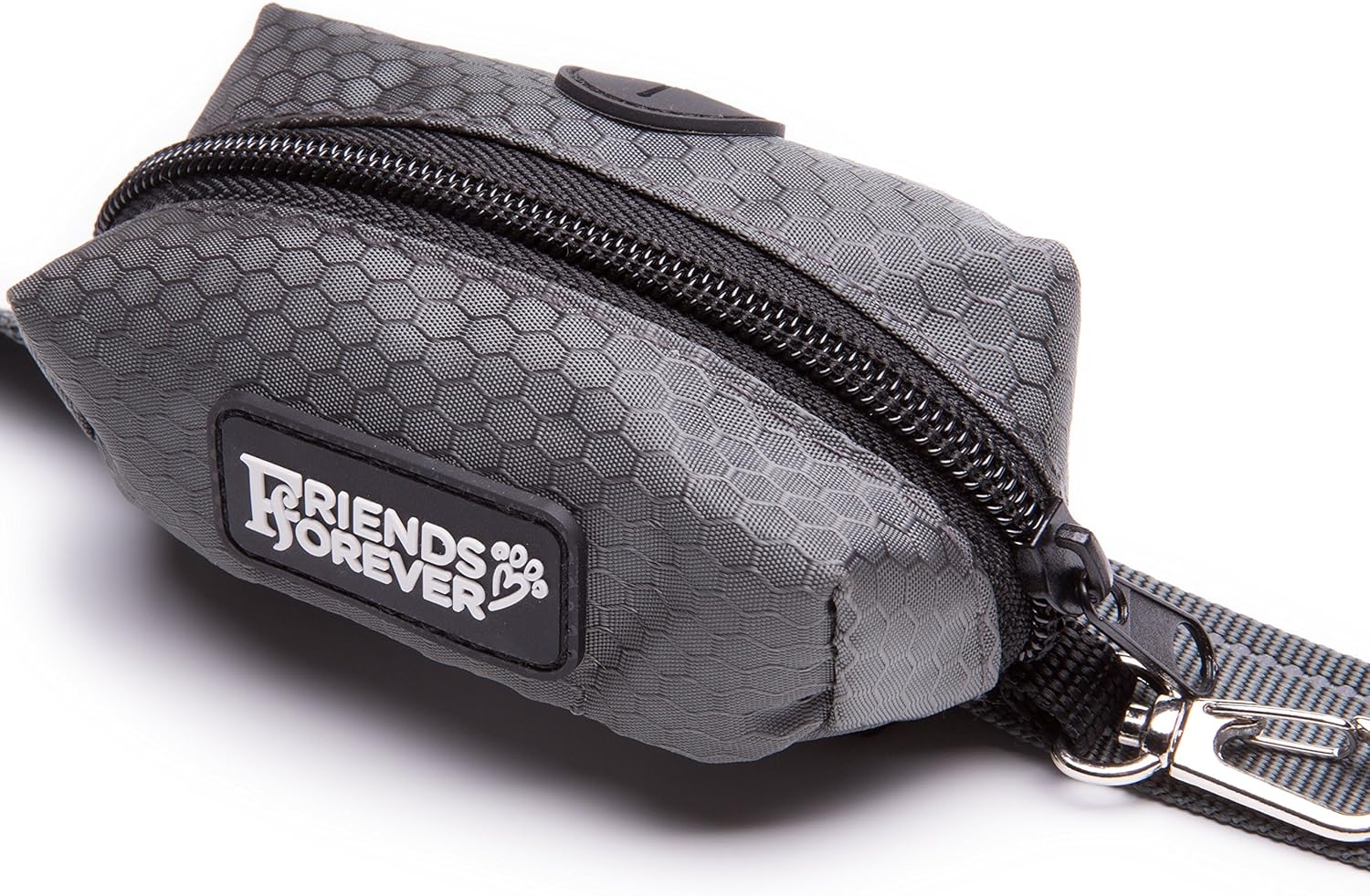 Friends Forever Dog Poop Bag Holder with Zipper Pouch