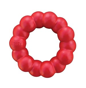 KONG Ring Medium/Large Natural Rubber Ring Dog Toy