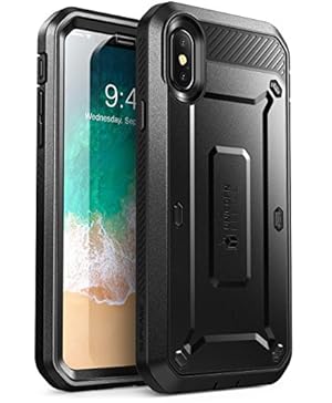 SUPCASE for iPhone X/XS Full-Body Rugged Holster Case with Built-in Screen Protector