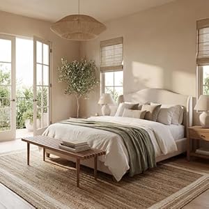 nuLOOM Rikki Coastal Braided Jute Area Rug 9x12 Off-White