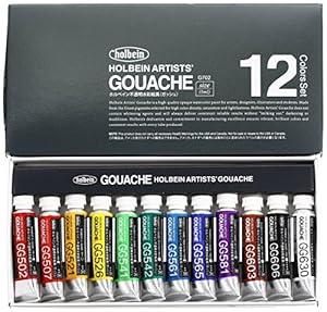 Holbein Artists Gouache Set of 12, 5ml tubes