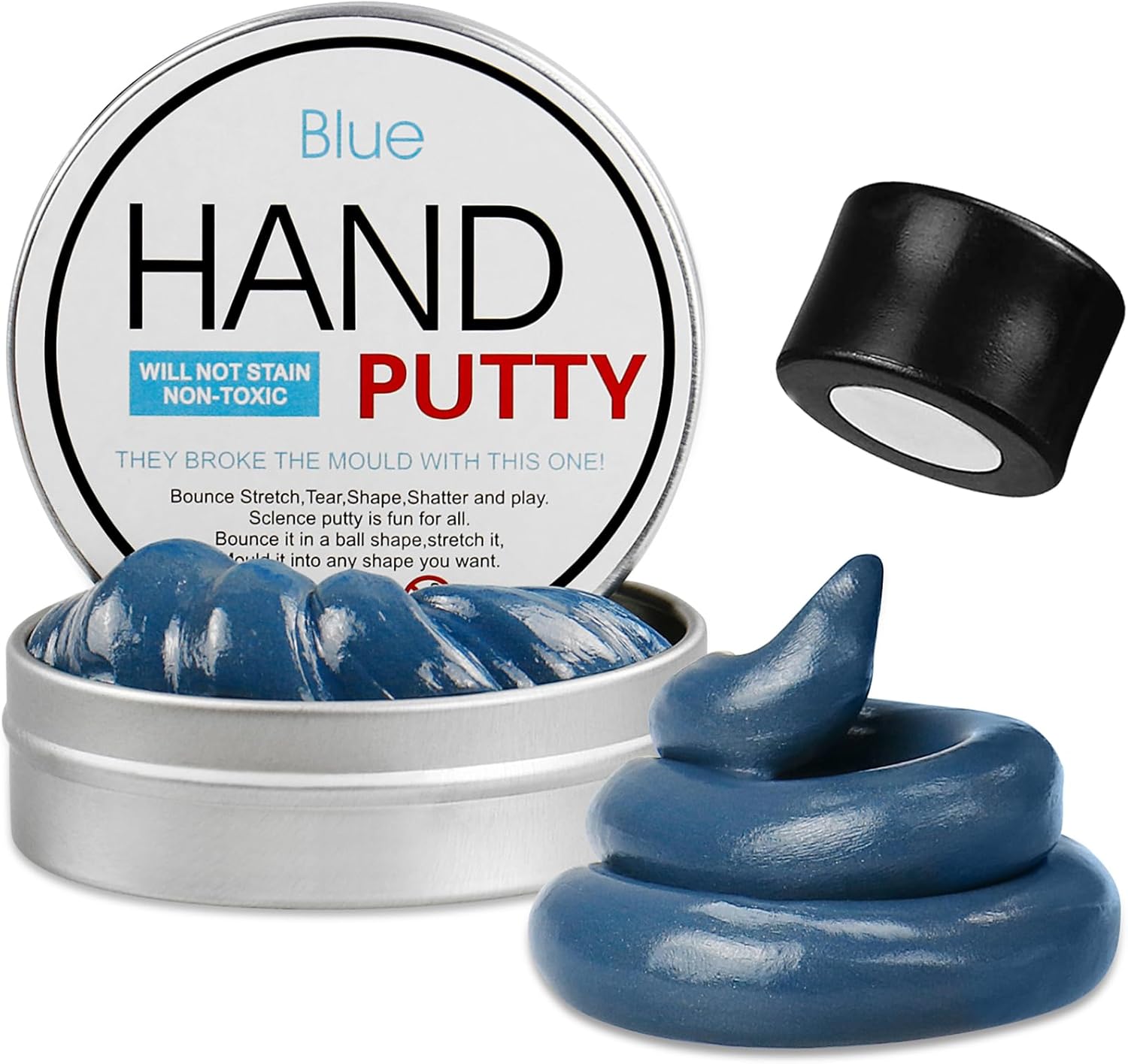 Arfun Magnetic Slime Putty with Upgraded Magnet (Blue)