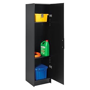 Prepac Elite 16" Black Storage Cabinet