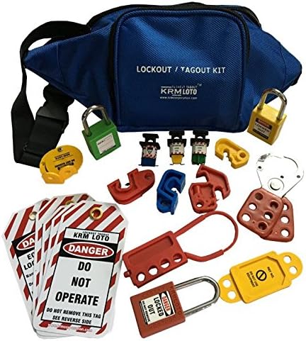 KRM Loto Personal Lockout Tagout Pouch Kit