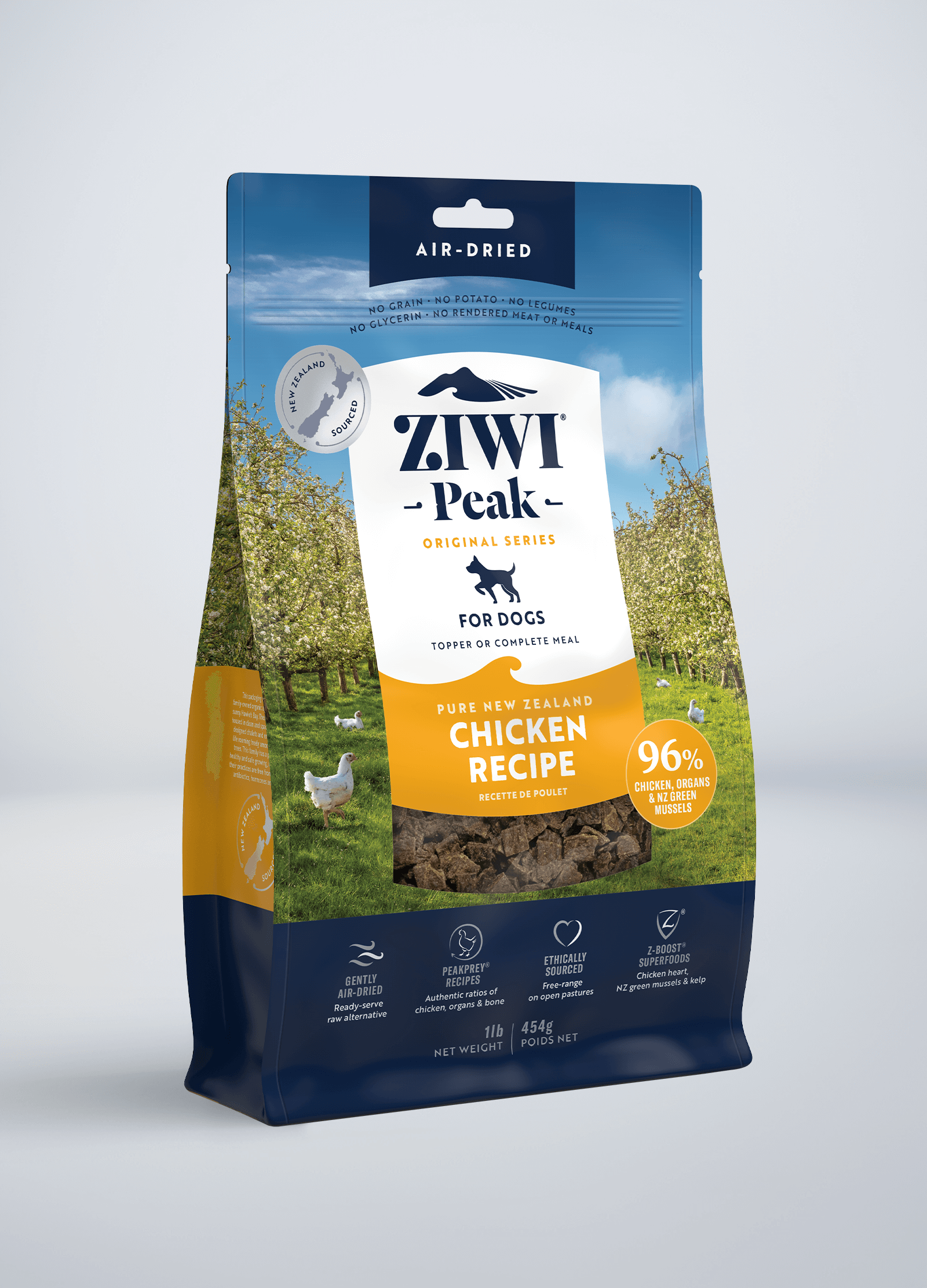 ZIWI Peak Air-Dried Chicken Dog Food (16 oz)