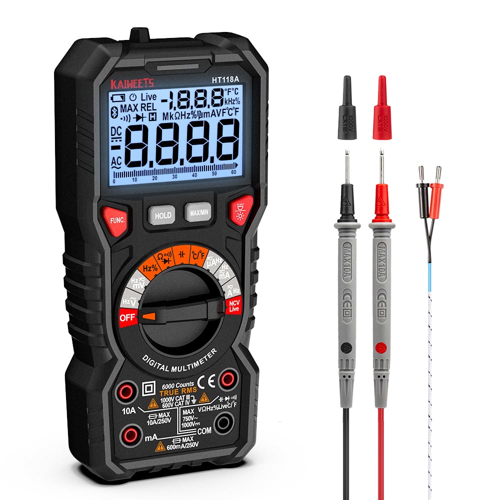 KAIWEETS Digital Multimeter TRMS 6000 Counts