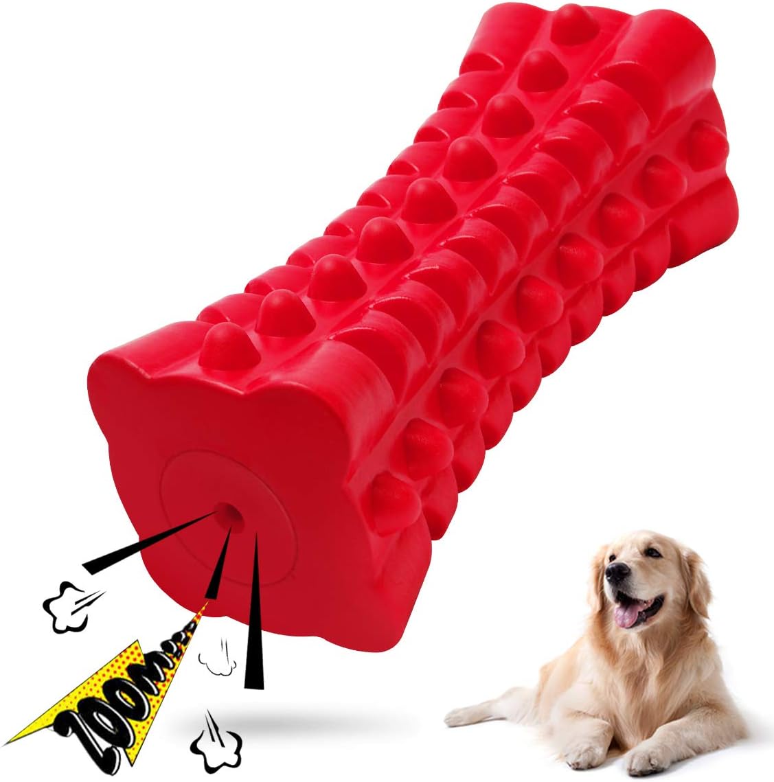 VANFINE Indestructible Squeaky Dog Toy