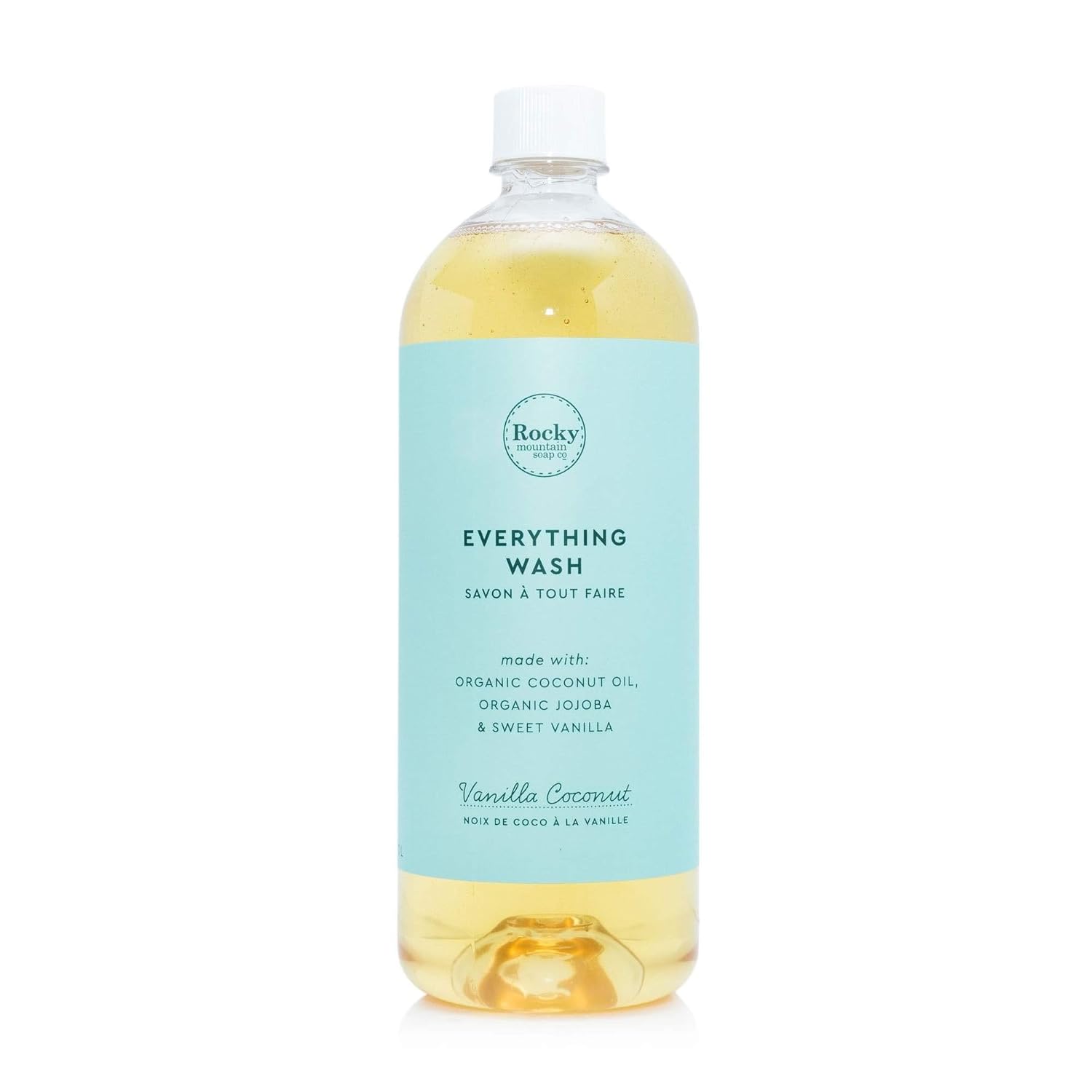 ROCKY MOUNTAIN SOAP CO Vanilla Coconut Natural Hand & Body Everything Wash Refill
