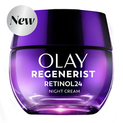 Olay Retinol Night Cream for Women, Anti-Aging Face Moisturizer, Fragrance-Free, 1.7 oz