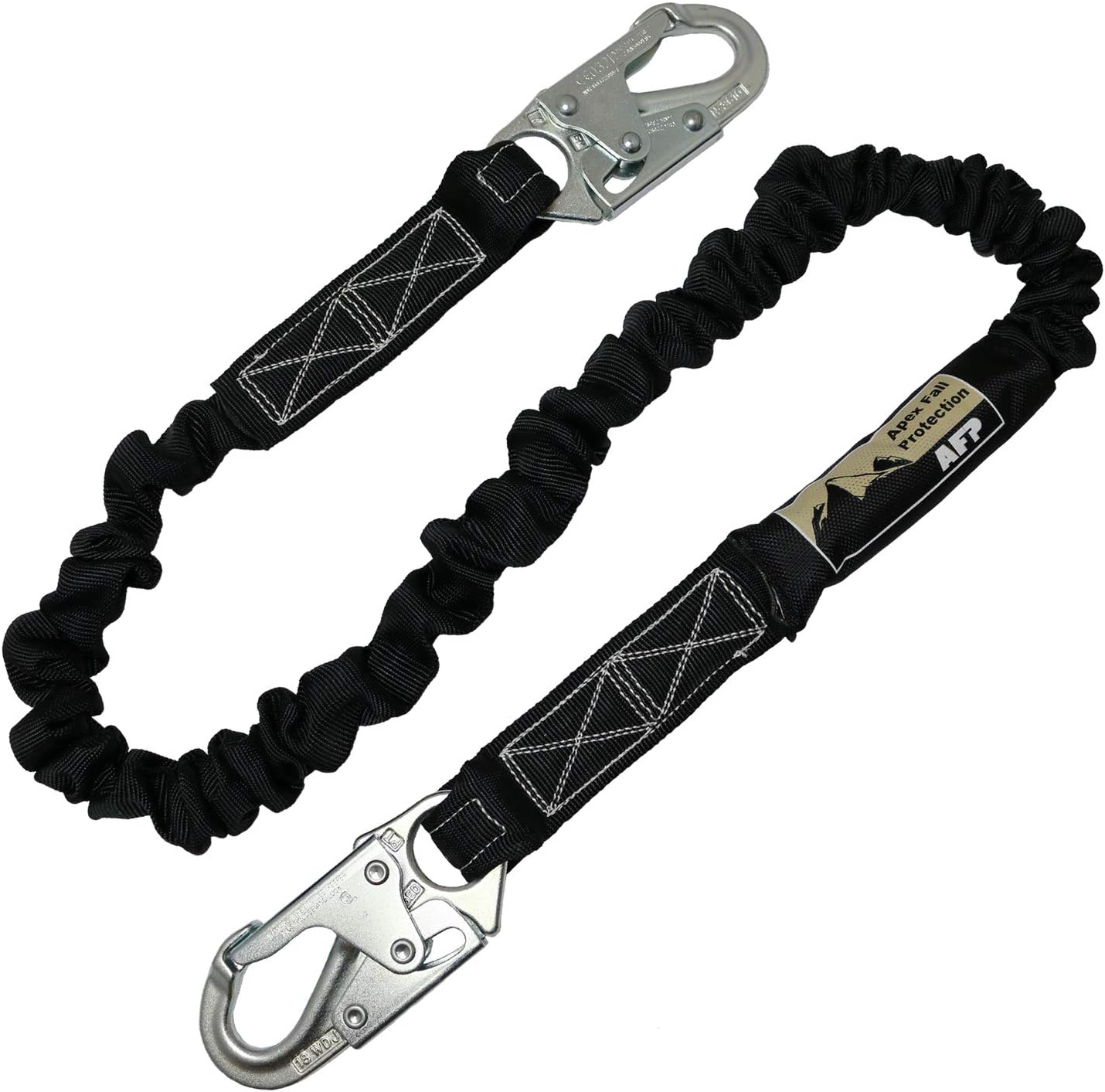 AFP 6 FT Single Leg Internal Shock Absorbing Safety Lanyard
