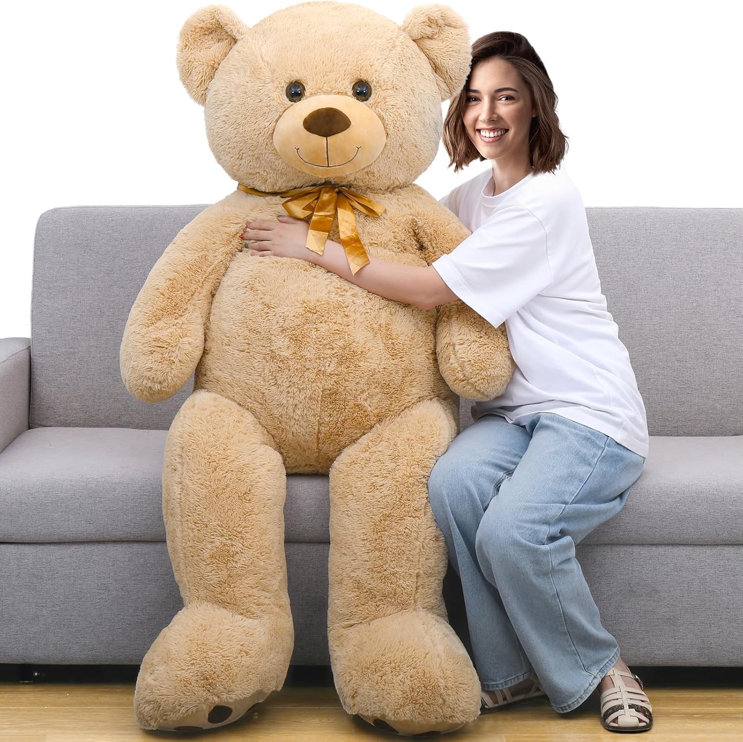 Tezituor Giant Teddy Bear 5 Feet Tall