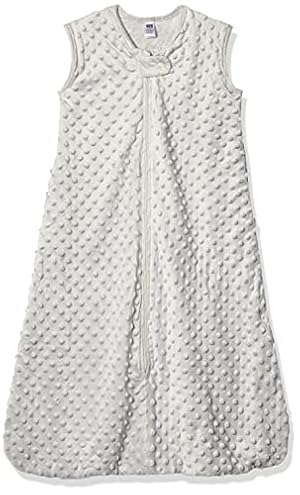 Hudson Baby Unisex Baby Plush Sleeping Bag, Black Plaid, 0-6 Months