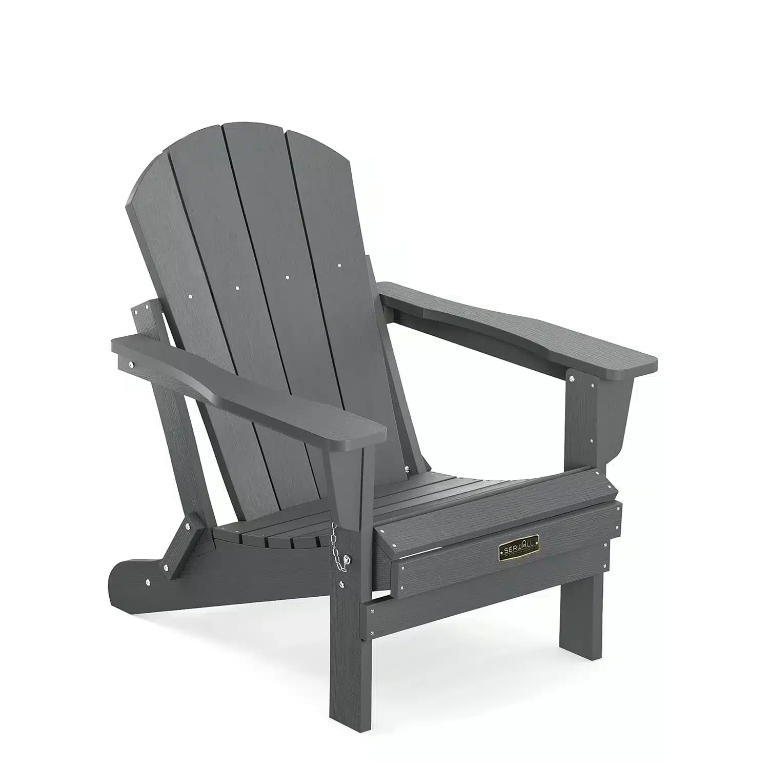 SERWALL Classic Folding Adirondack Chair