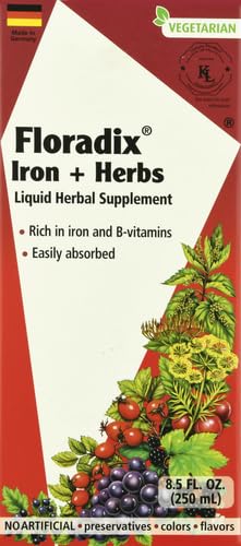 Floradix Iron & Herbs Liquid Herbal Supplement — 8.5 fl oz