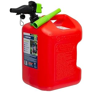 Scepter FSCG552 Fuel Container with Spill Proof SmartControl Spout, 5 Gallon