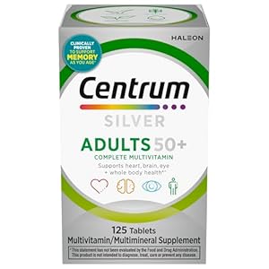 Centrum Silver Multivitamin for Adults 50 Plus, 125 Count