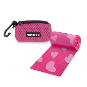 Best Pet Supplies Dog Poop Bag Holder Leash Attachment