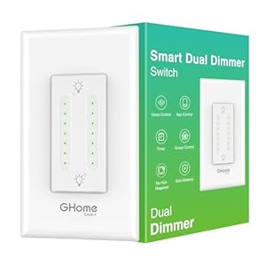 GHome Smart Dual Dimmer Switch