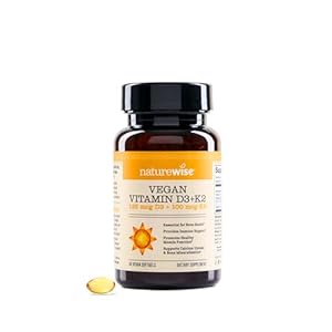 NatureWise Vegan Vitamin D3 + K2, 5000 IU, Natural Olive Oil