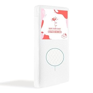 Dream On Me Baby Fairy Dust 5-Inch Full-Size Crib & Toddler Mattress