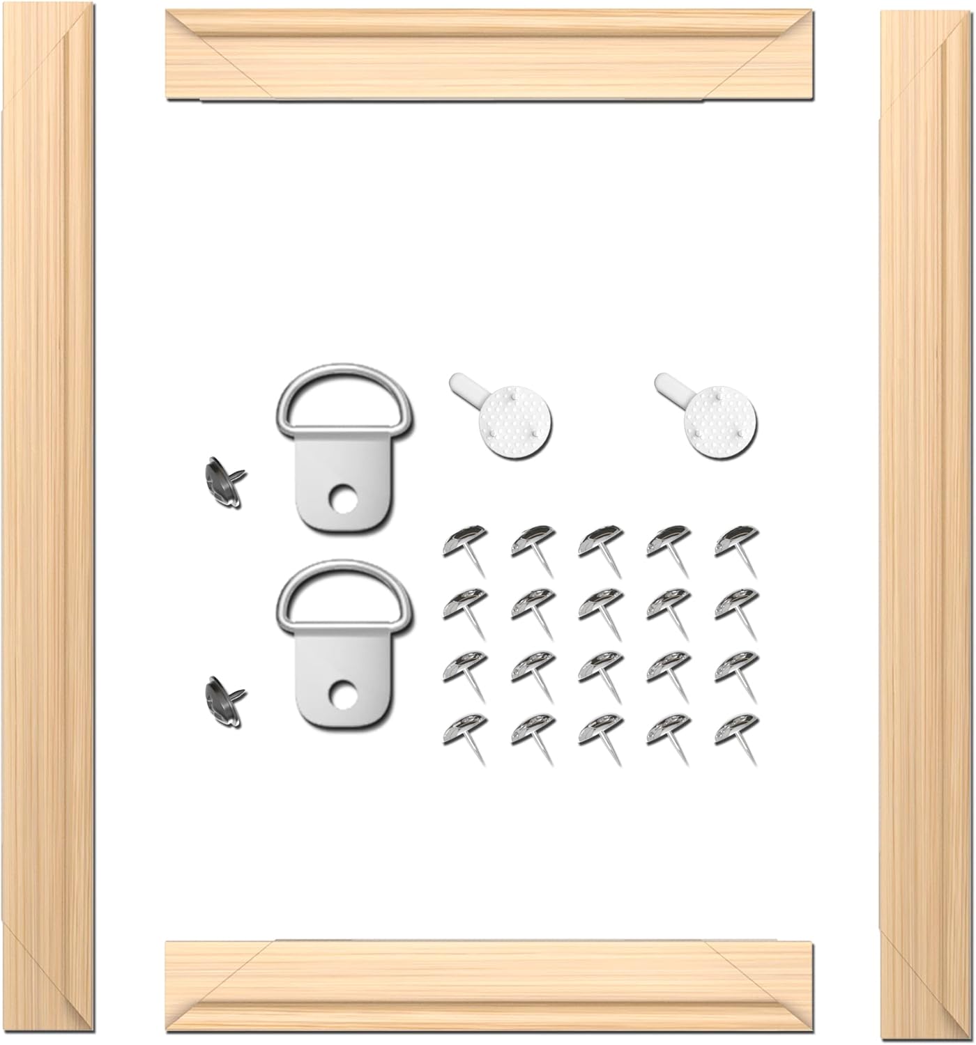 ARTIQO DIY Canvas Stretcher Bars 12x16 Inch Canvas Frame