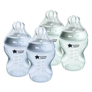 Tommee Tippee Natural Start Anti-Colic Baby Bottles, 9oz, 4-Pack