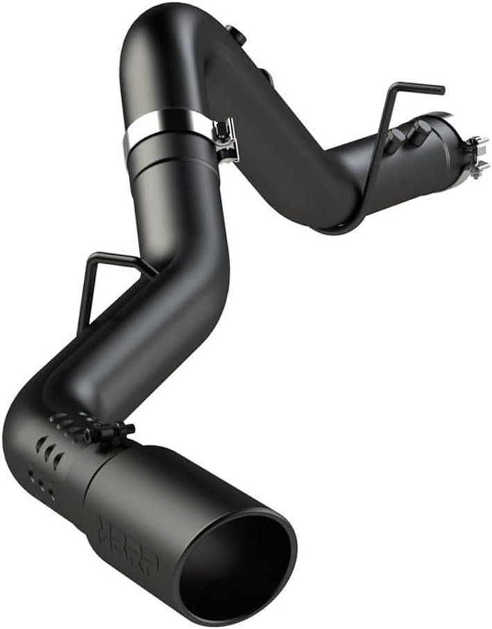MBRP 2020+ GMC/Chevy 2500/3500 6.6L Duramax 4in Pro-Ser Cat Back Single Side - Blk