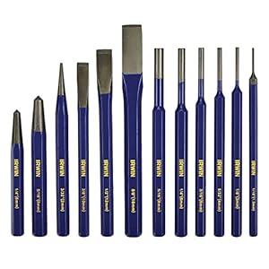 IRWIN IRHT82529 Chisel and Punch Set, 12-Piece