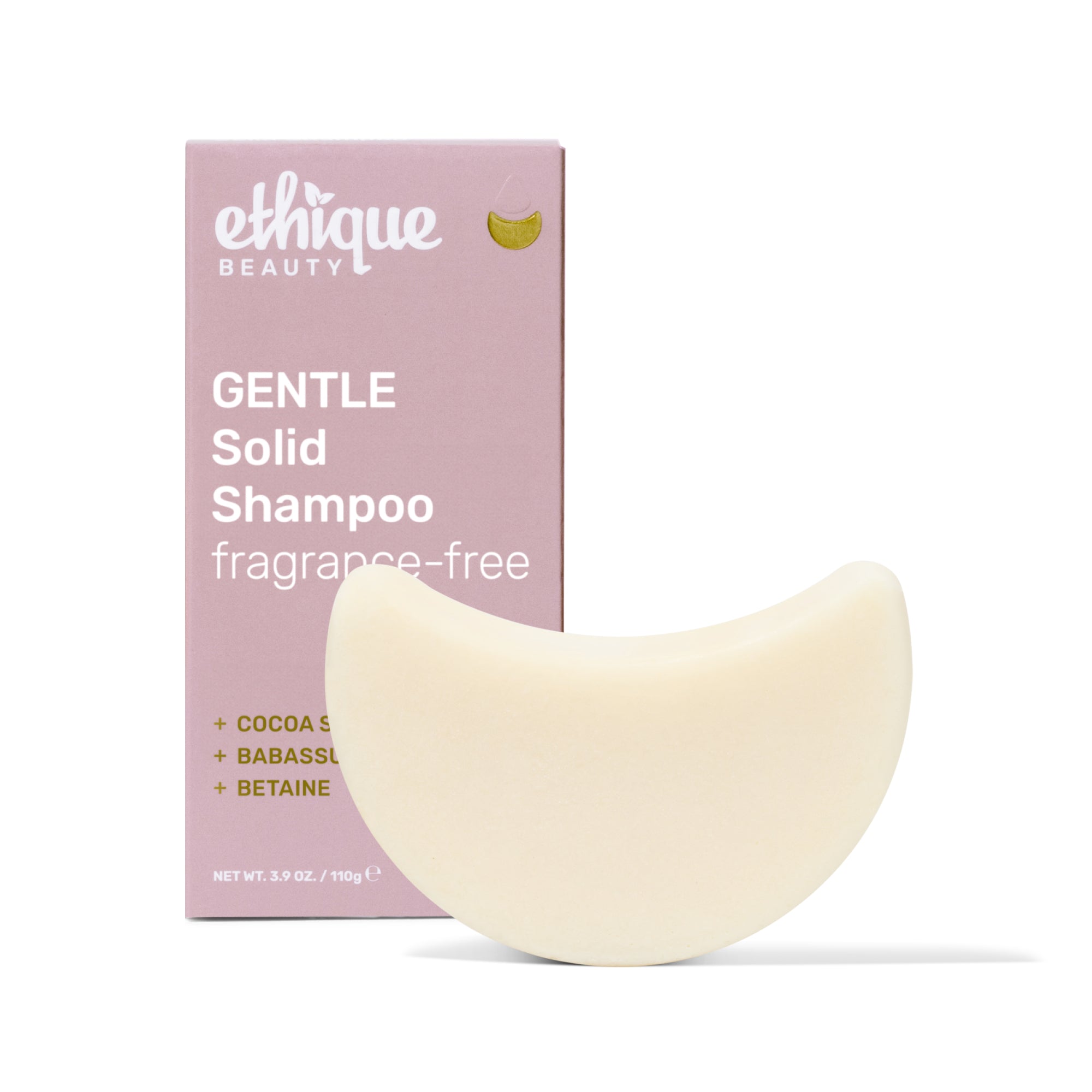 Ethique Gentle Unscented Shampoo Bar with Cocoa Butter