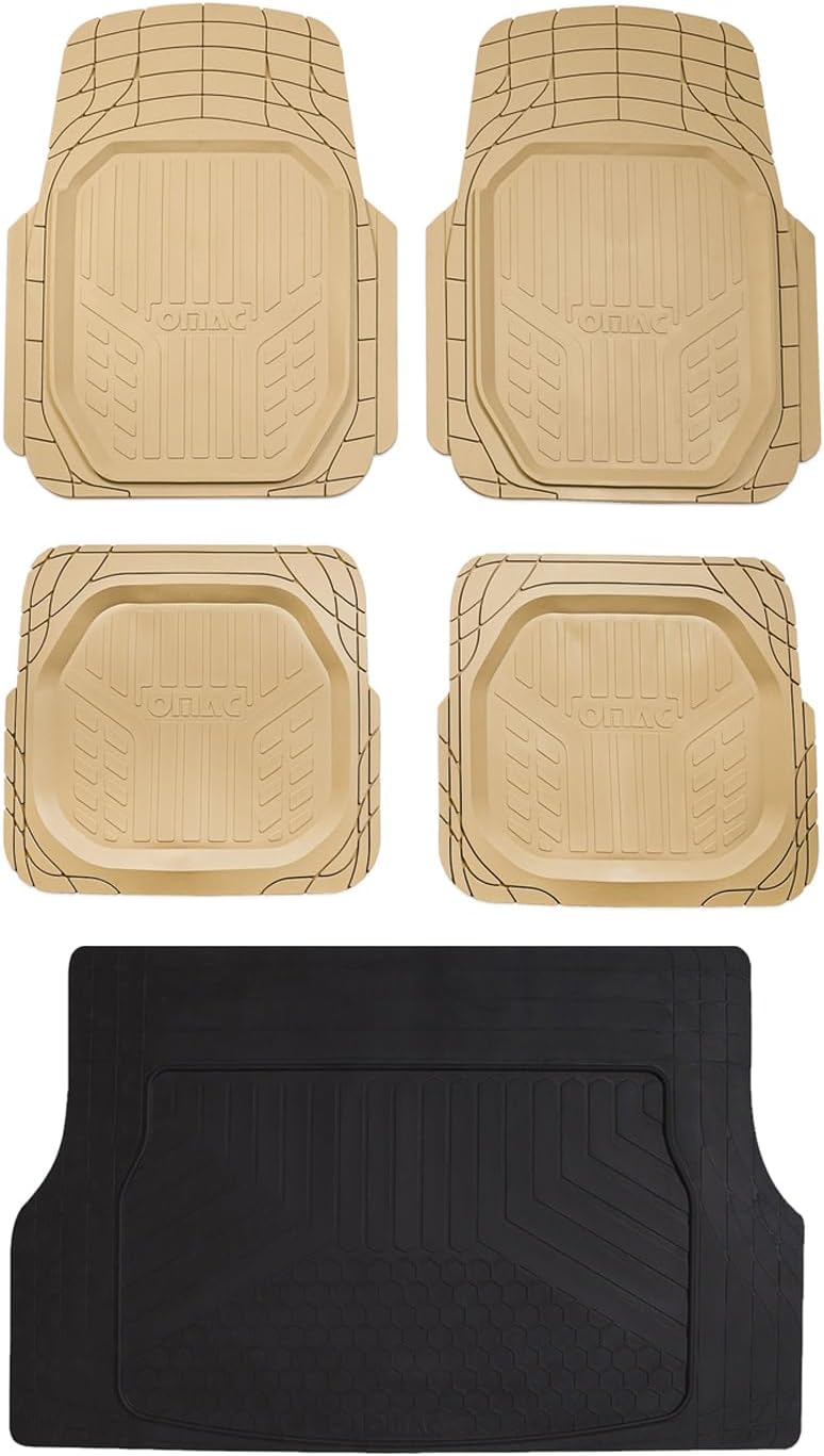 FH Group Premium Liners Tall Channel Trimmable All Weather Rubber Full Set