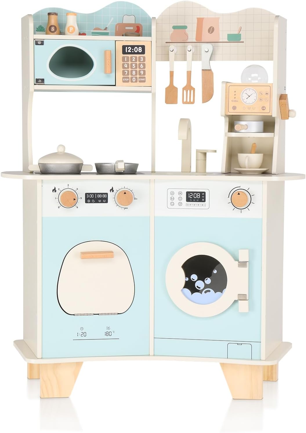 Ktaxon Wooden Play Kitchen for Kids