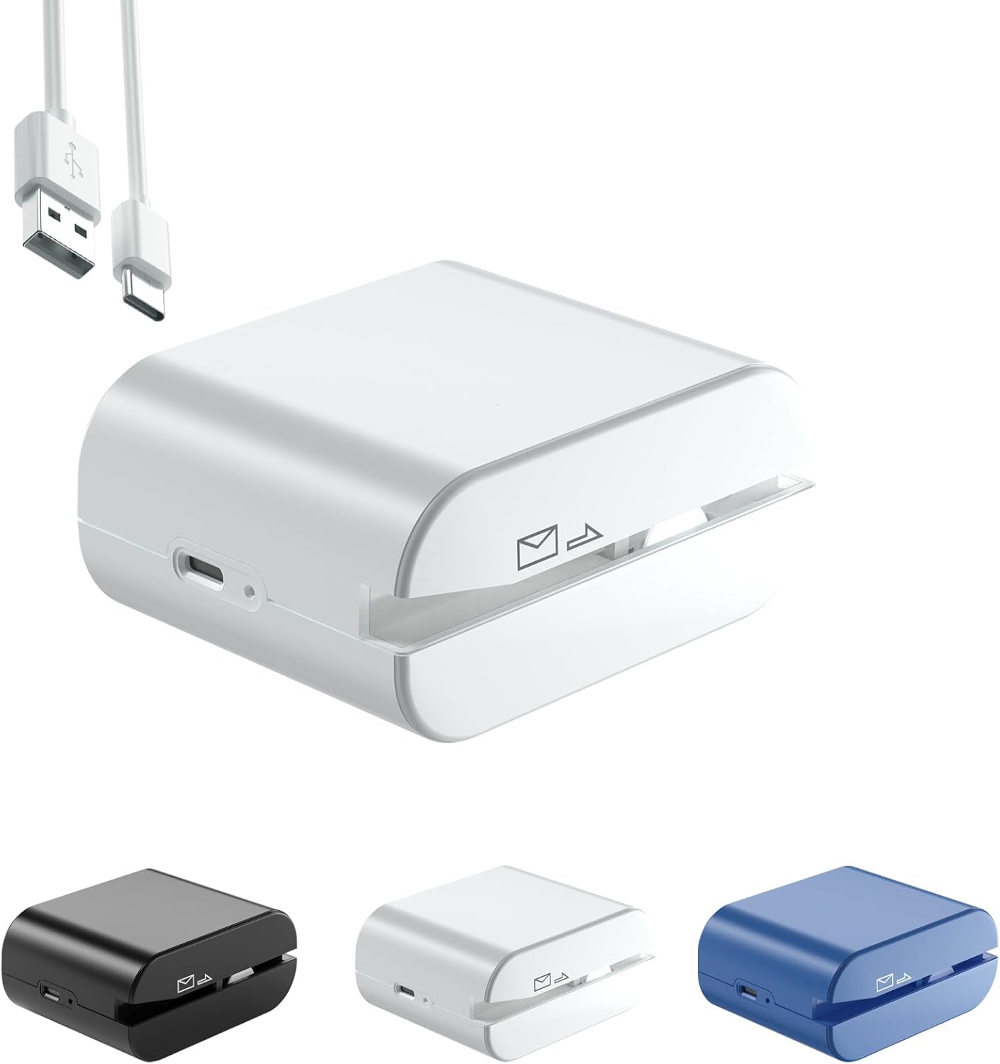 Rechargeable Electric Letter Opener, Automatic Envelope Slitter for Universal Mail