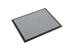 Guardian Golden Series Woven Indoor Wiper Floor Mat 2'x3', Grey